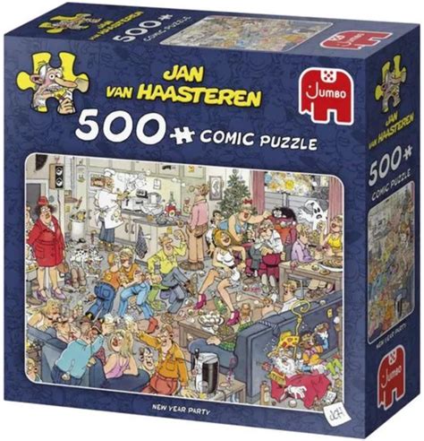 Jan Van Haasteren Op Het Nieuwe Jaar Puzzel 500 Stukjes Bol