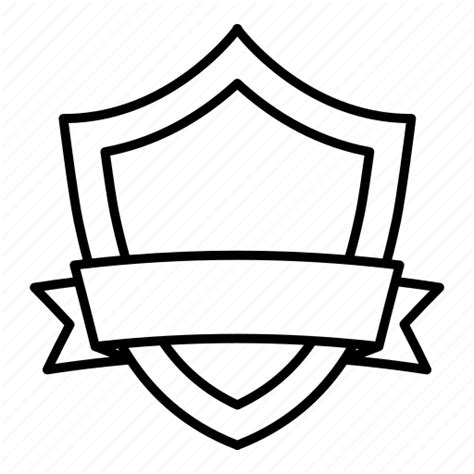 Award Badge Guard Honor Ribbon Shield Team Icon