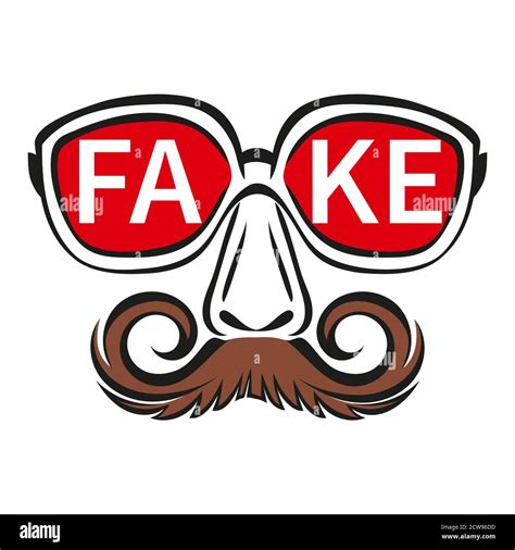 False Face Disguise Stock Vector Images Alamy