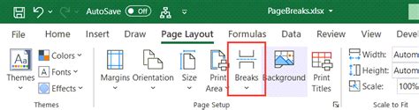 Como inserir quebras de página no Excel e remover excluir quebras de