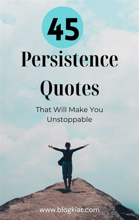 Top 45 Persistence Quotes (2024 Update)