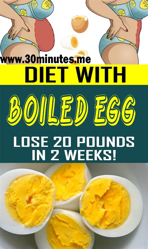 The Boiled Egg Diet Lose 24 Pounds In 2 Weeks