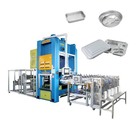 80 Tons Aluminum Foil Food Container Making Machine High Precision