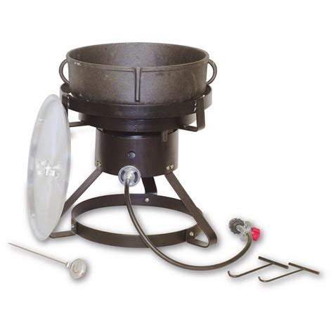 King Kooker Outdoor Propane Cooker With Gallon Cast Iron Pot