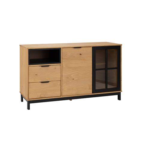 Aparador Bargue O Rack Living Comedor Madera Maciza Denise Rustico