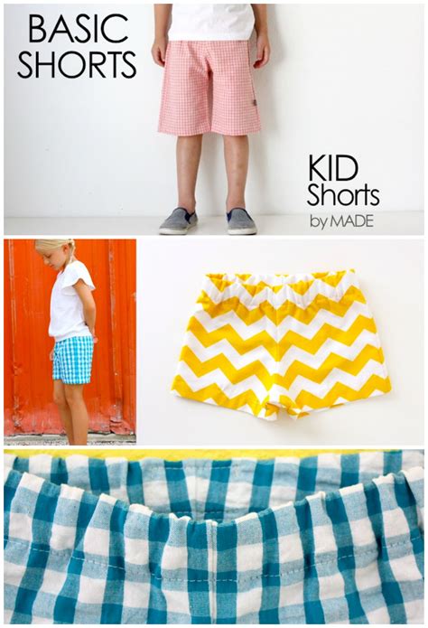 Free Sewing Patterns Kids Shorts Sewing Kids Clothes Sewing