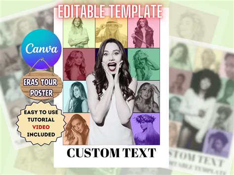 Eras Tour Poster Template Canva Taylorswift Eras Tour the Eras Tour ...