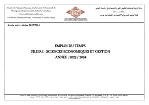 Rapport de stage de perception 2 ER Université Hassan 1 Faculté d