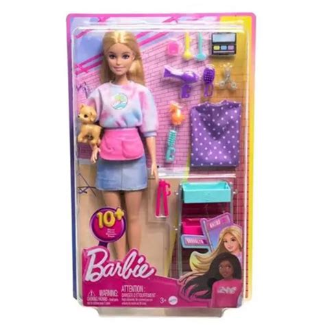 Boneca Barbie Malibu Estilista Cabelo E Maquiagem Mattel Shopee Brasil