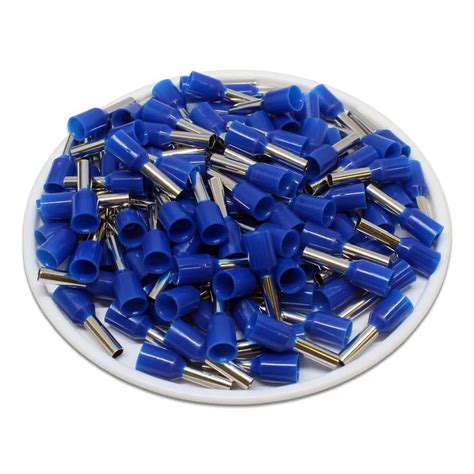 Aw25008 14awg 8mm Pin Insulated Ferrules Blue — Ferrules Direct