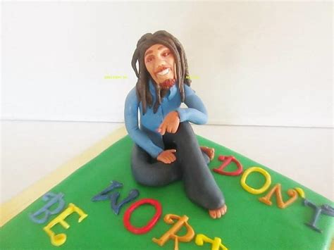 Bob Marley Decorated Cake By Paula Gomes Cakesdecor