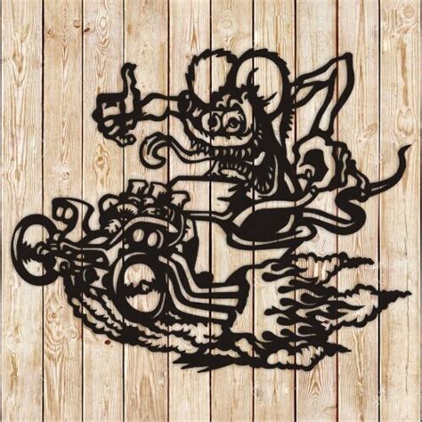 Rat Fink Hot Rod Cutting File