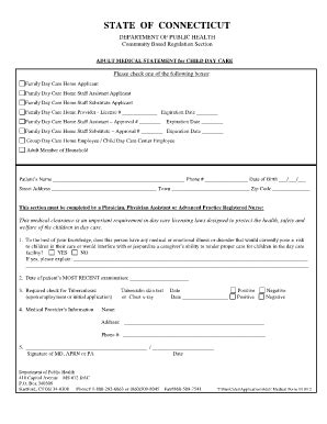 Ct Health Assessment Form Fill Online Printable Fillable Blank