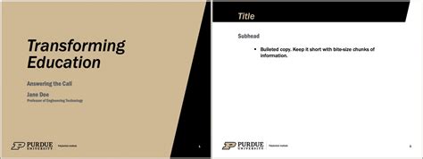 Purdue Powerpoint Template