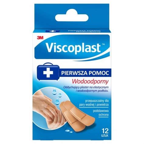 Viscoplast zestaw plastrów Wodoodporny x 12 szt cena Apteka