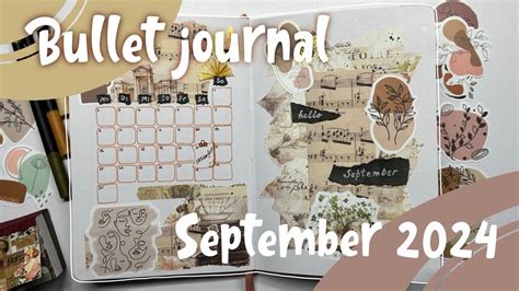 September Bullet Journal Setup Plan With Me Youtube