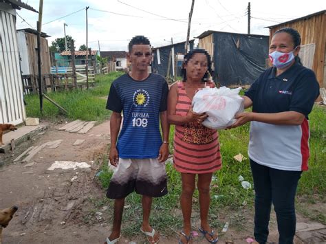 Pará contra a fome voluntários distribuem cestas básicas