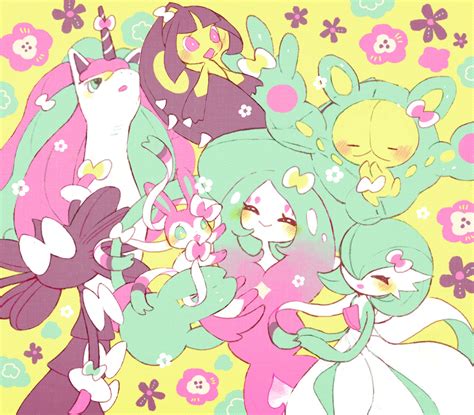 Gardevoir Sylveon Mawile Hatterene Reuniclus And 2 More Pokemon