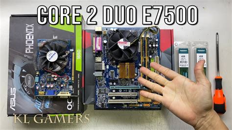 Intel Core 2 Duo E7500 AFOX G41 MA7 GIGABYTE NVIDIA GeForce 9500 GT PC