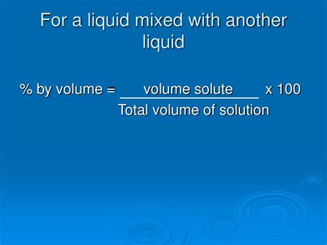 Ppt Dilutions And Percent Solutions Powerpoint Presentation Free