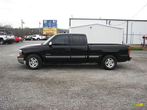 2002 Onyx Black Chevrolet Silverado 1500 Lt Extended Cab 16682434