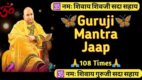 Guruji Mantra Jaap 108 Timesनम शवय शवज सद सहय शवय