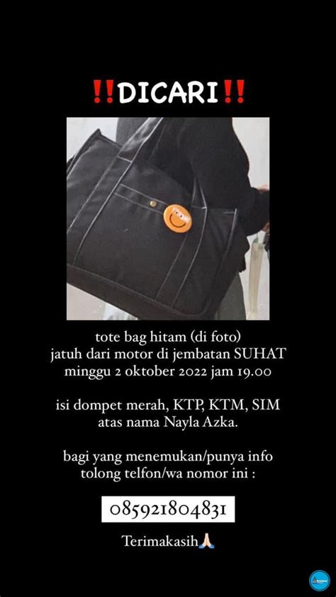 Ub Menfess Dilarang Jualan On Twitter Info Kehilangan Barang Kali