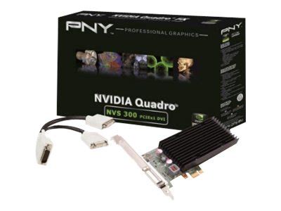 Vcnvs X Dvi Pb Nvidia Quadro Nvs By Pny Graphics Card Quadro