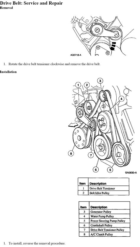 2006 Ford 5 4 Belt Diagram 6 7 Ford Belt Diagram