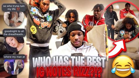 Who Has The Best Ig Notes Rizz L Rizz Punishment Youtube