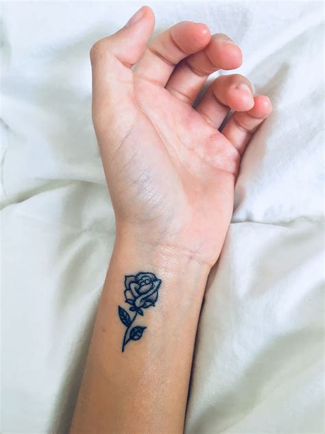 Rose Tattoo Wrist Small