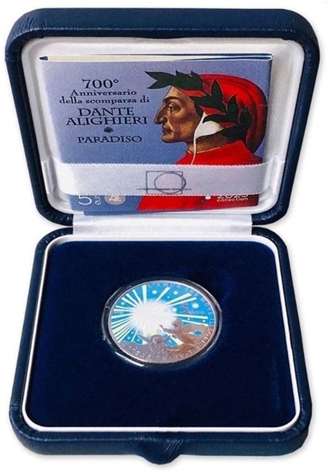 Italia 5 Euro 2023 Dante Paradiso Catawiki