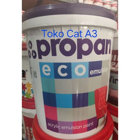 Jual Cat Tembok Propan Eco Emulsion 25kg White 9101 Shopee Indonesia