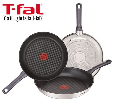 Chollo Set Tefal Daily Cook Con 3 Sartenes Acero Inoxidable De 20 24