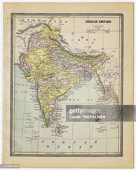 Vintage India Map Photos And Premium High Res Pictures Getty Images