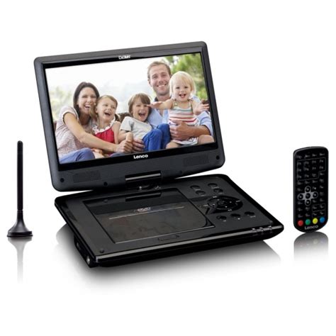 Lenco Dvp Bk Tragbarer Dvd Player Mit Hd Dvb T Empf Nger