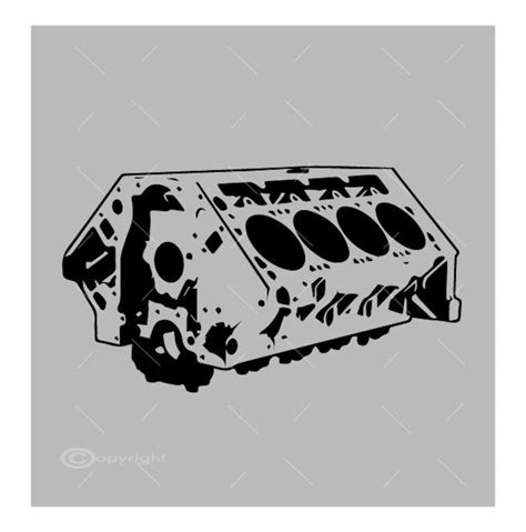 Engine Block Vektor Bilder Svg Dateien Digitale Plotterdatei Etsyde