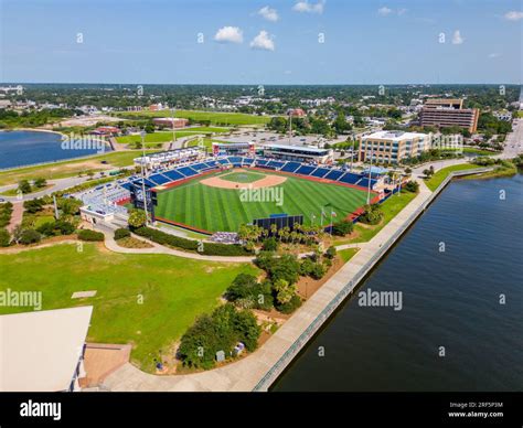 Pensacola, FL, USA - July 21, 2023: Blue Wahoos Stadium and Admiral ...