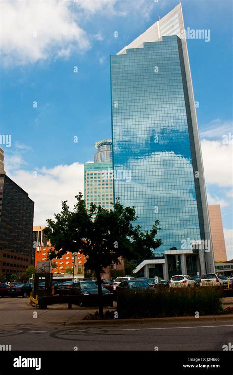 Minnesota, Minneapolis, Skyline from Downtown Stock Photo - Alamy