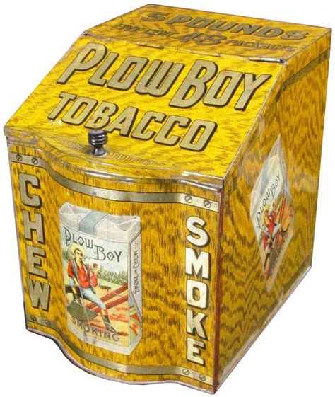 Vintage Toys People Tin Cans Tobacco Store Tin Can Vintage Tins