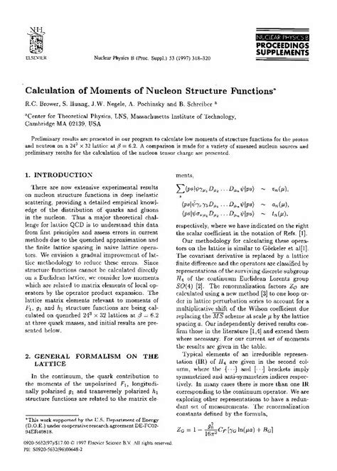 Pdf Calculation Of Moments Of Nucleon Structure Functions Dokumen Tips