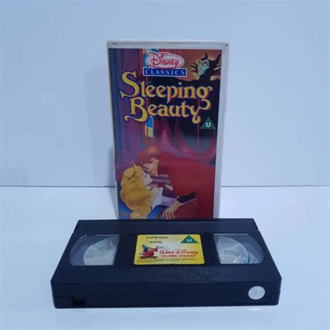 Sleeping Beauty Walt Disney Classic Vhs Movie Video Tape Big Box