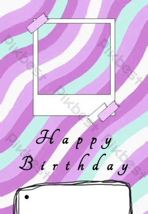 Happy Birthday Brochure Frame Instagram Story Template Eps Free