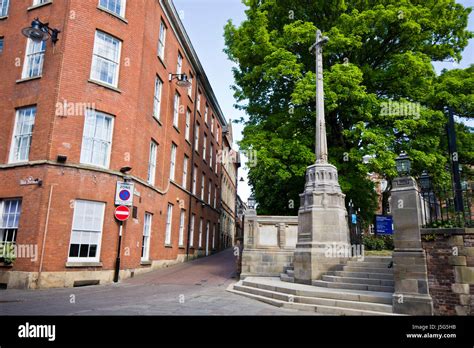 The Cross At The Entrance To St Marys Church In The Lace Market Area