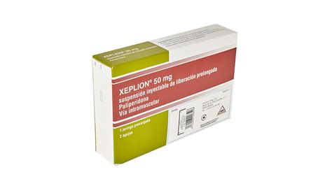 Xeplion 50 Mg 1 Jeringa Precargada Suspension Inyectable Liberacion