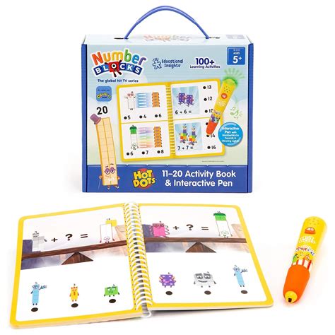 Hot Dots® Numberblocks® 11-20 Activity Book & Interactive Pen – Blocks Shop