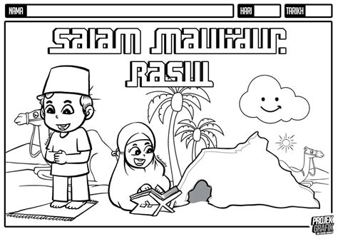 Aktiviti Mewarna Maulidur Rasul Dan Muat Turun Poster