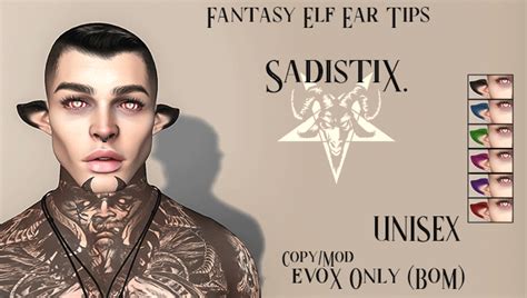 Second Life Marketplace [sx] Fantasy Elf Ear Tips