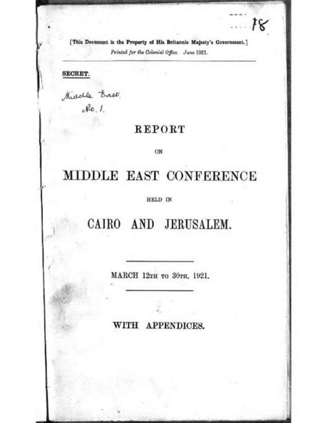 Cairo Conference (1921) - Wikiwand