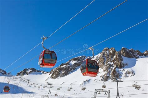 Mountains Ski Resort Innsbruck Austria Stock Image Image Of Alps